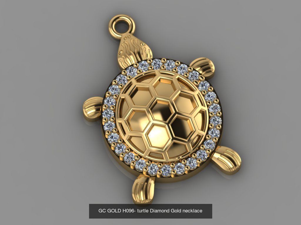 GC GOLD - Diamond gold  3D Model Collection_127