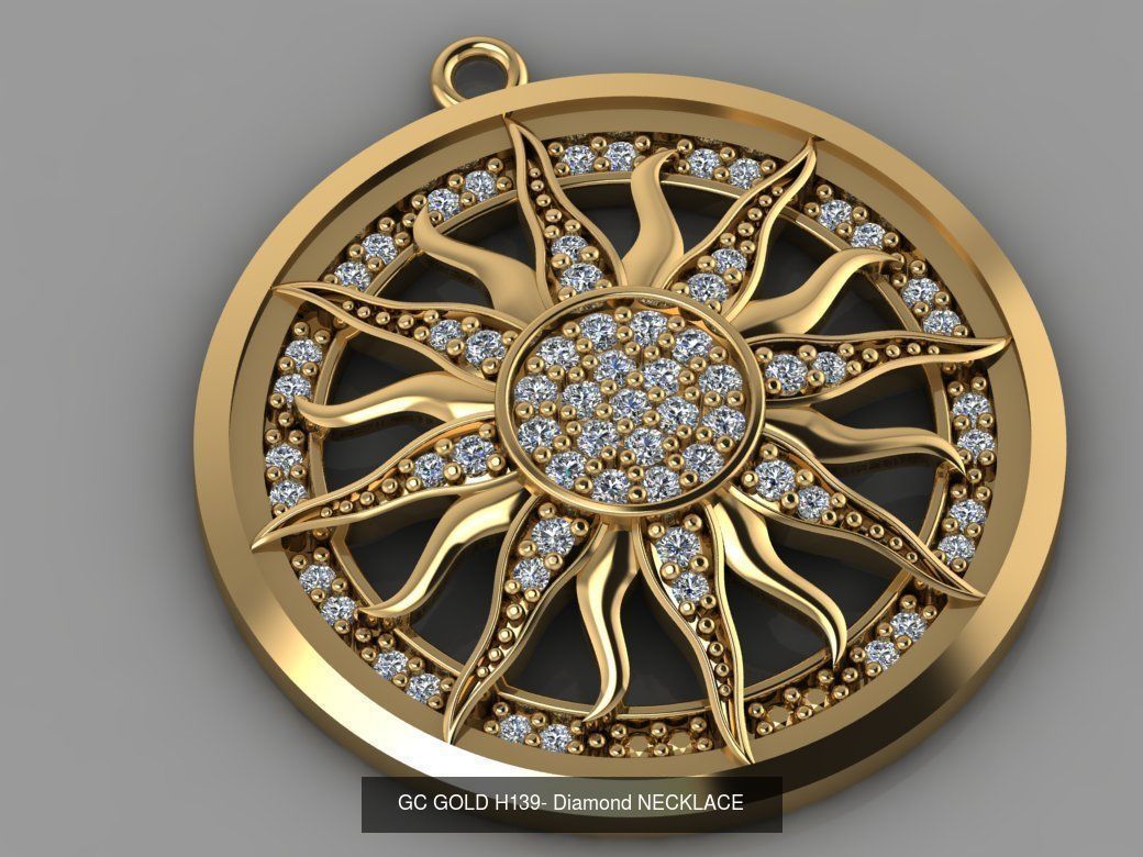 GC GOLD - Diamond gold  3D Model Collection_170