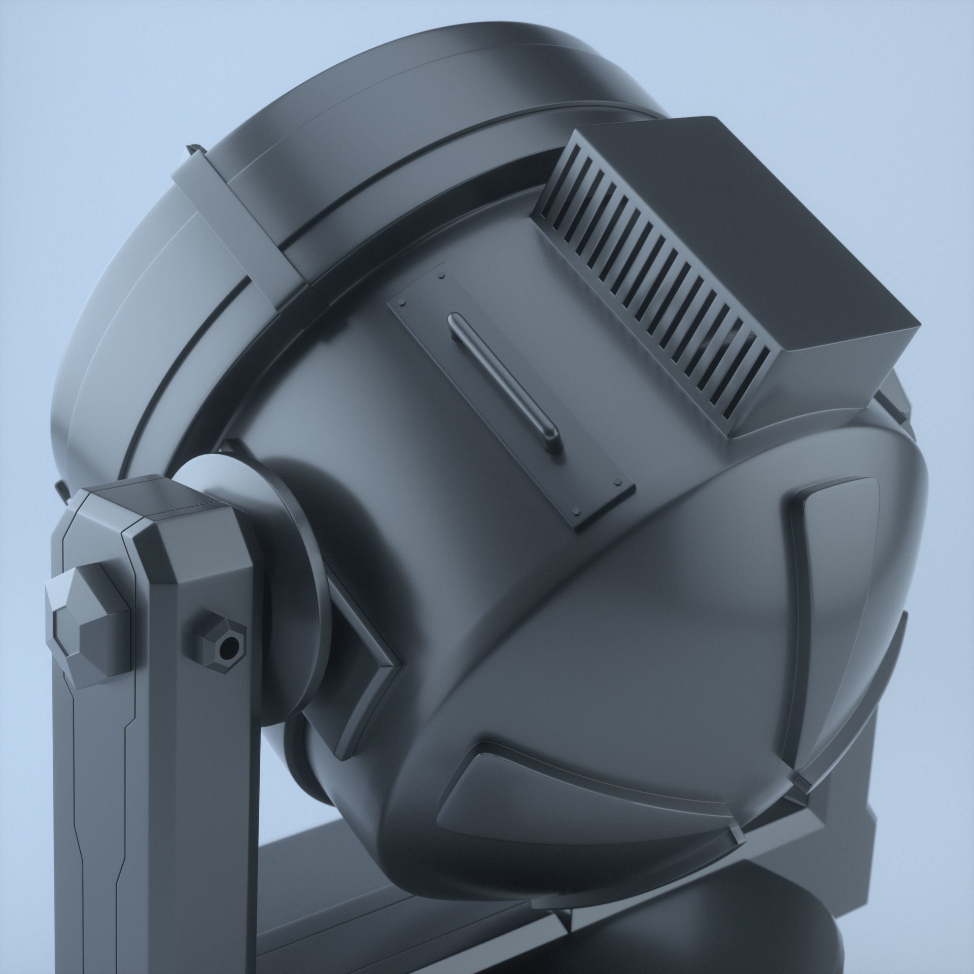 Batman searchlight 3D model_4
