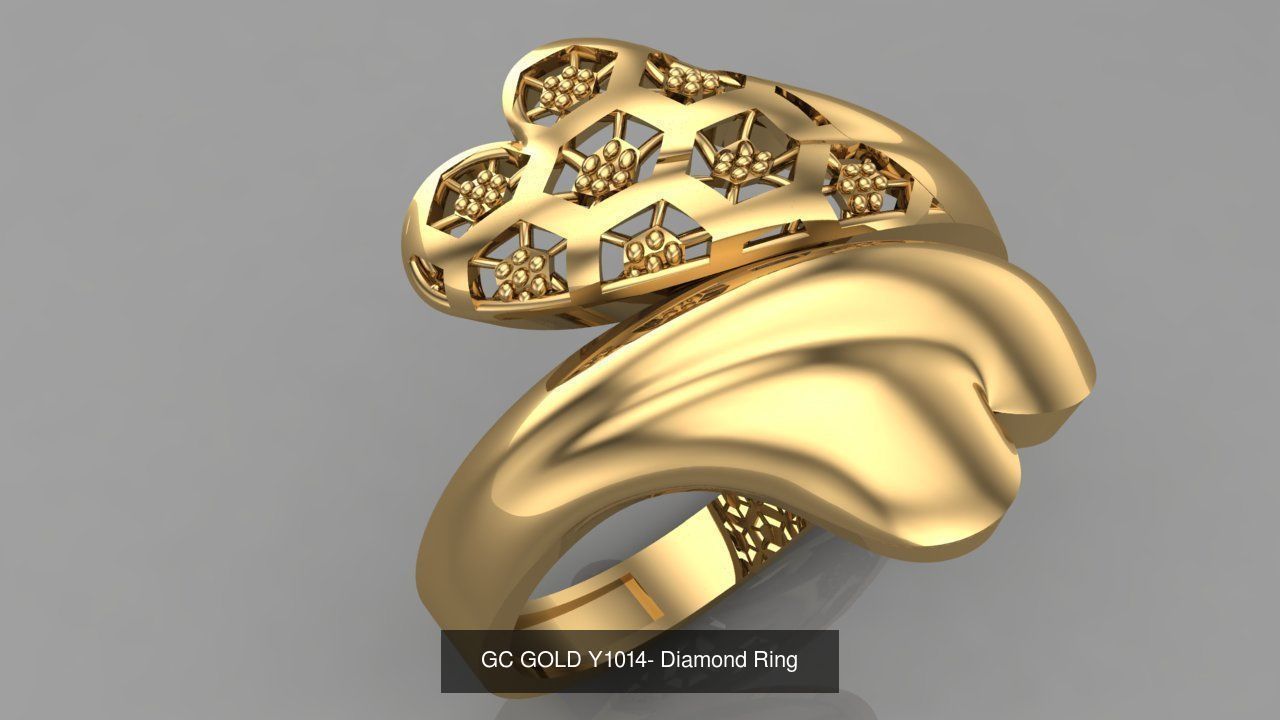 GC GOLD - Diamond gold  3D Model Collection_44
