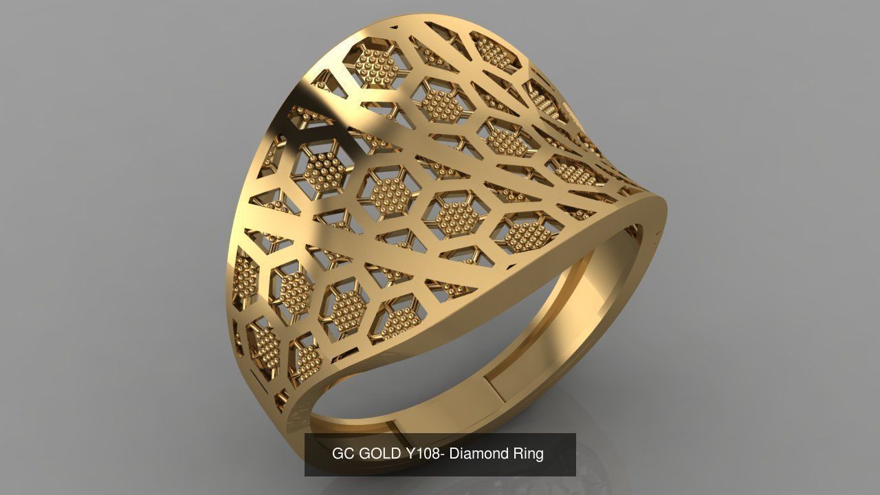 GC GOLD - Diamond gold  3D Model Collection_38