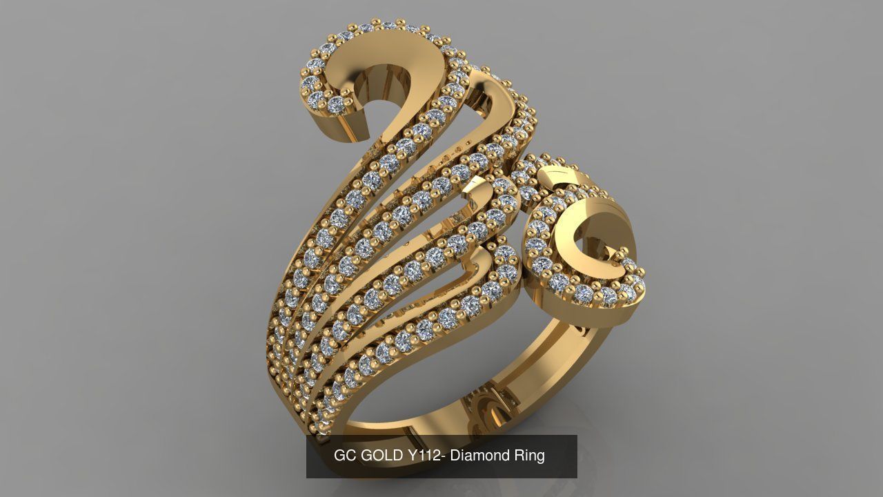 GC GOLD - Diamond gold  3D Model Collection_42