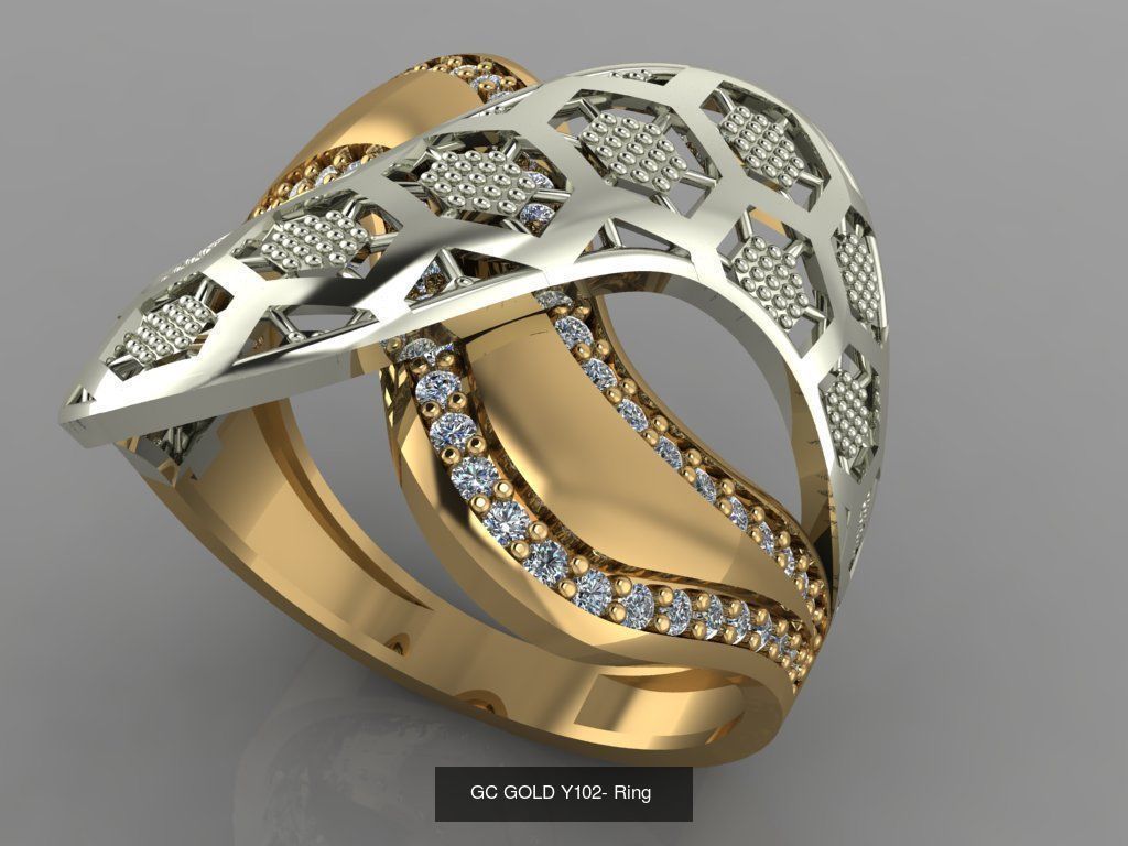GC GOLD - Diamond gold  3D Model Collection_32