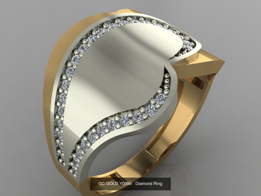GC GOLD - Diamond gold  3D Model Collection_27