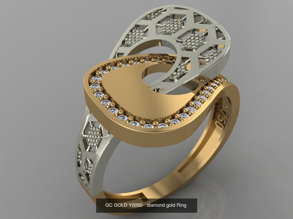 GC GOLD - Diamond gold  3D Model Collection_24