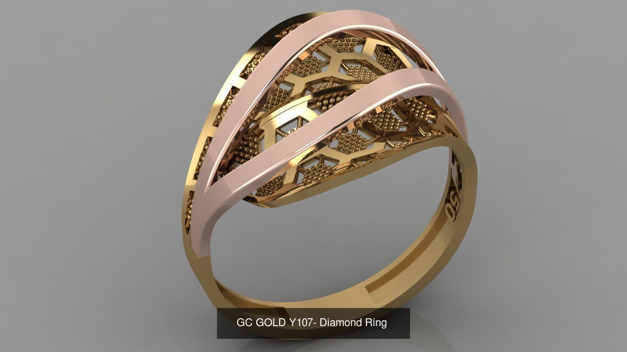 GC GOLD - Diamond gold  3D Model Collection_37