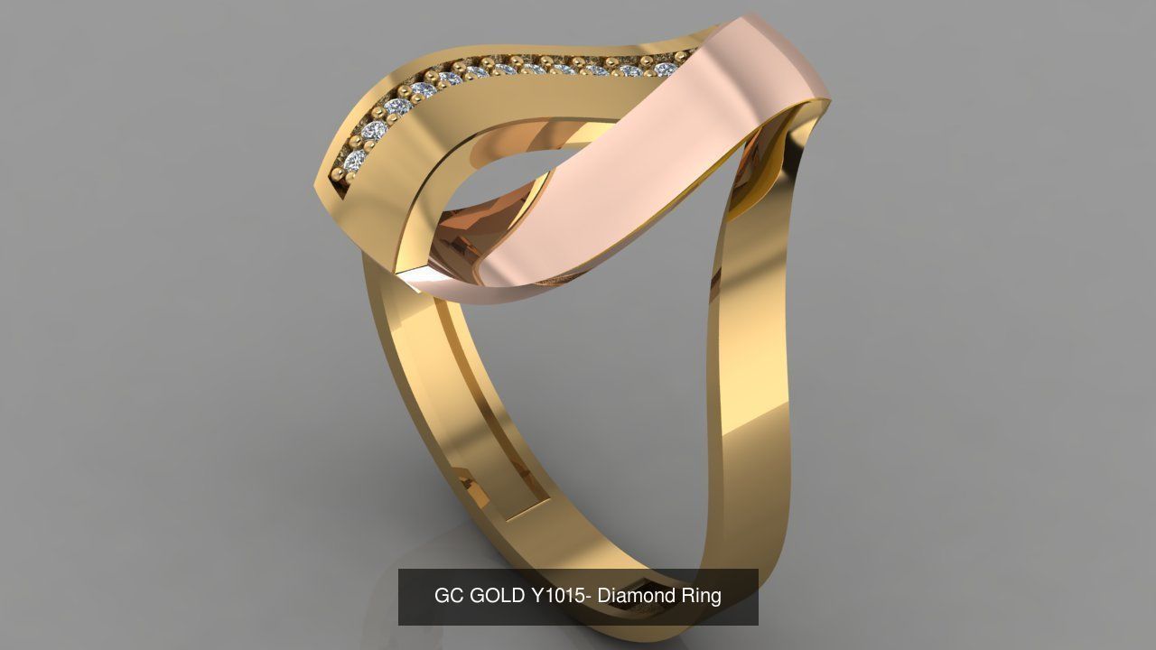 GC GOLD - Diamond gold  3D Model Collection_45