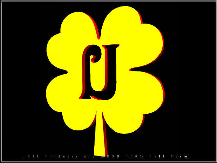 Lucky Shamrock 02 Low-poly 3D model_7