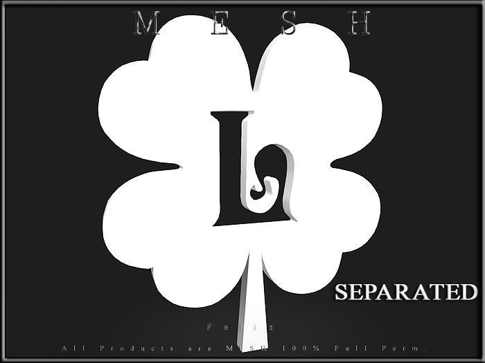 Lucky Shamrock 02 Low-poly 3D model_1