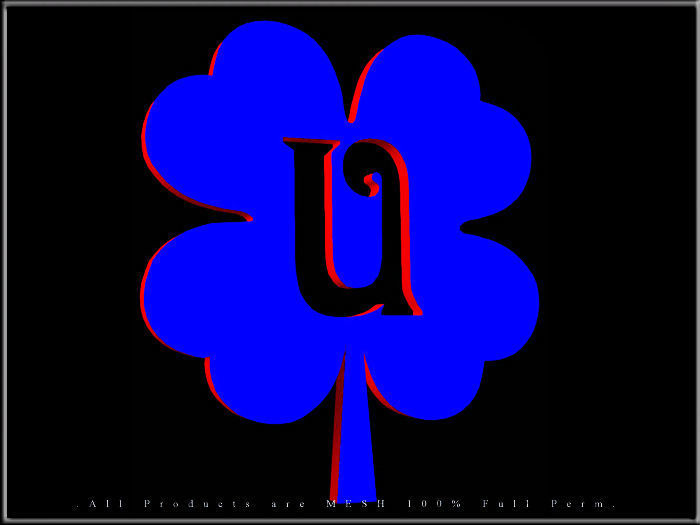 Lucky Shamrock 02 Low-poly 3D model_6