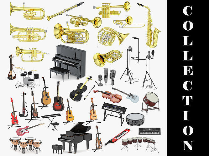 Musical instrument 39 Models 3D model