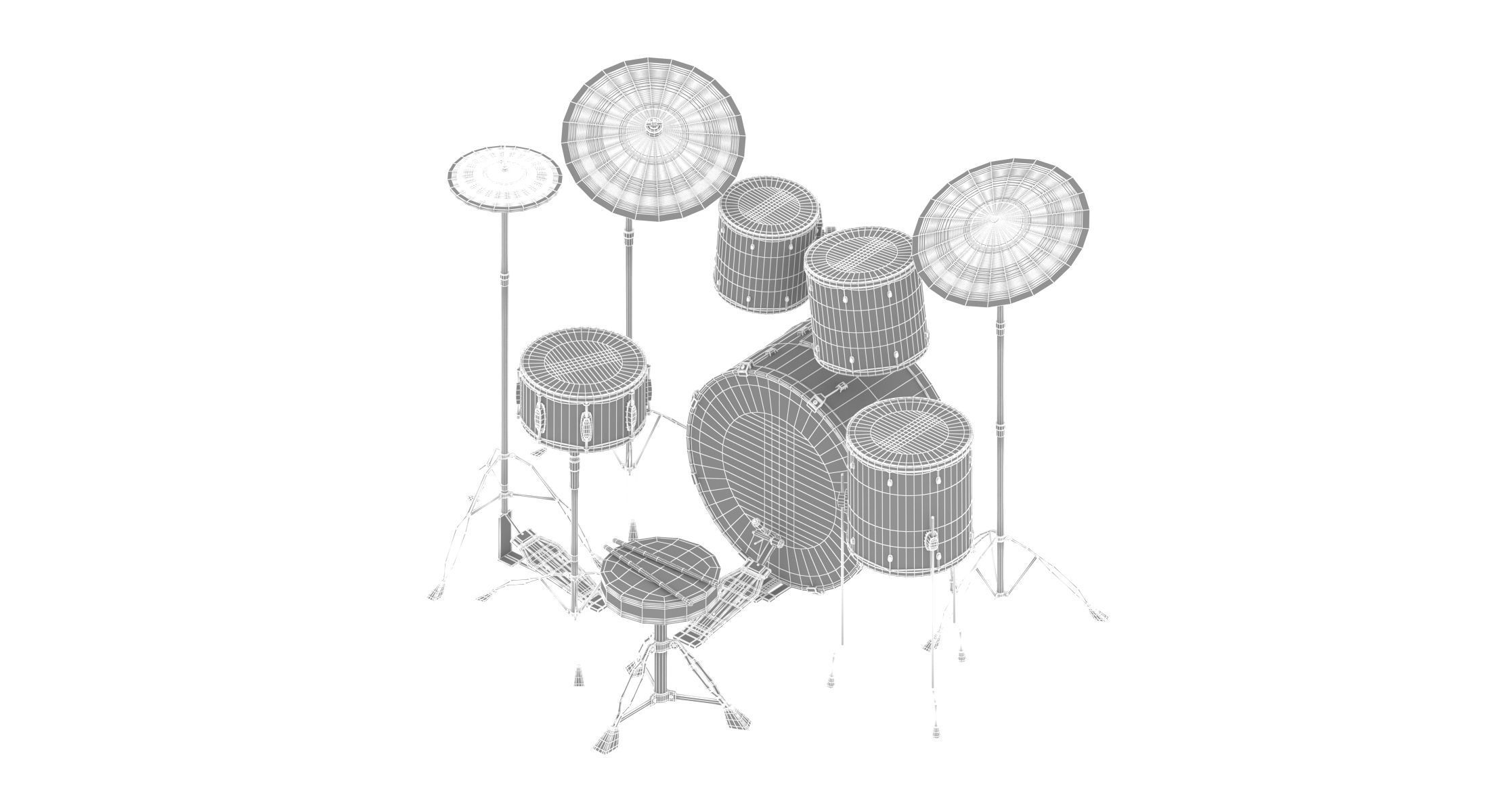 Musical instrument 39 Models 3D model_8