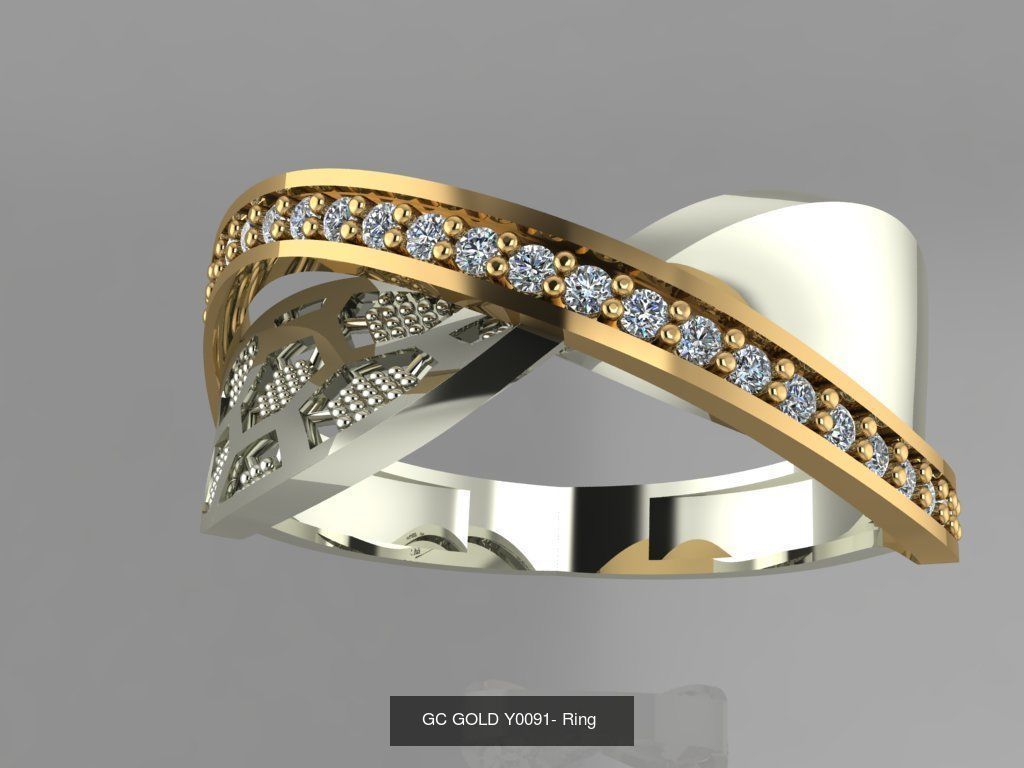 GC GOLD - Diamond gold 3D Model Collection_22