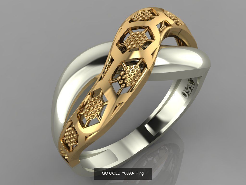 GC GOLD - Diamond gold 3D Model Collection_28