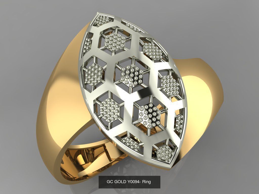 GC GOLD - Diamond gold 3D Model Collection_25