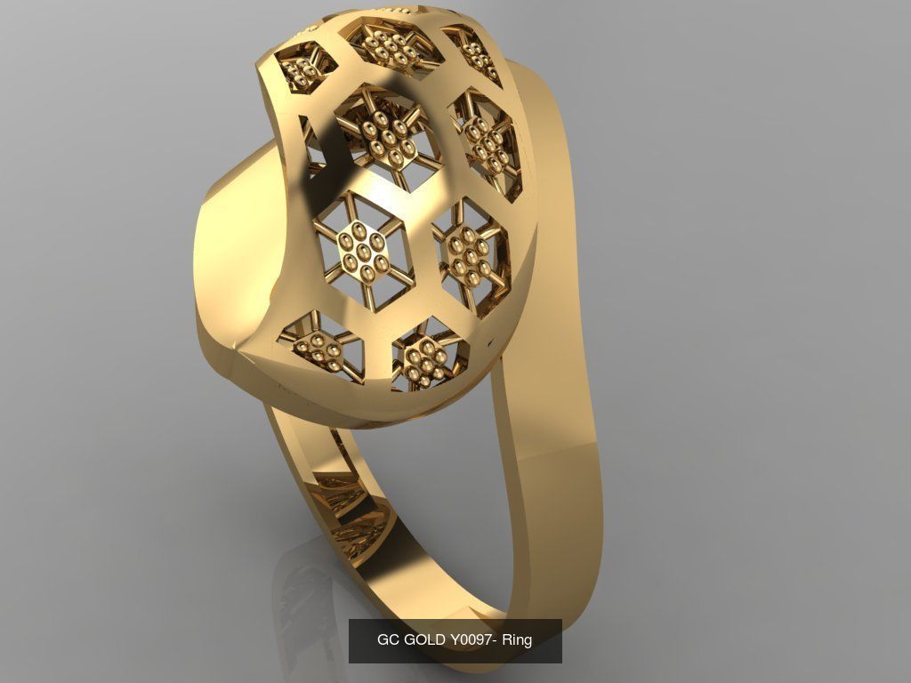 GC GOLD - Diamond gold 3D Model Collection_27