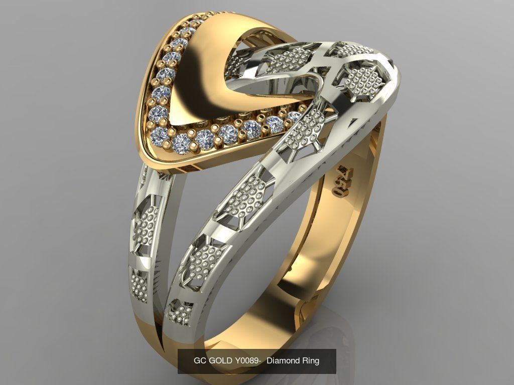 GC GOLD - Diamond gold 3D Model Collection_20