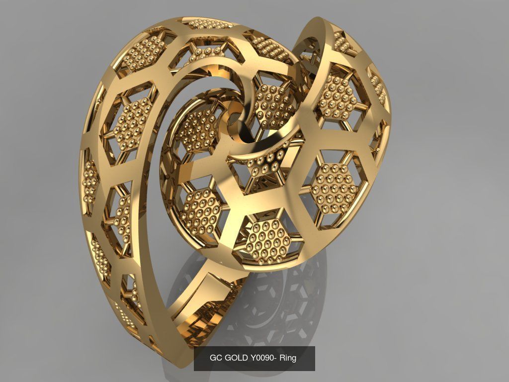 GC GOLD - Diamond gold 3D Model Collection_21