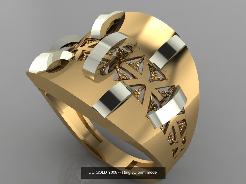 GC GOLD - Diamond gold 3D Model Collection_18