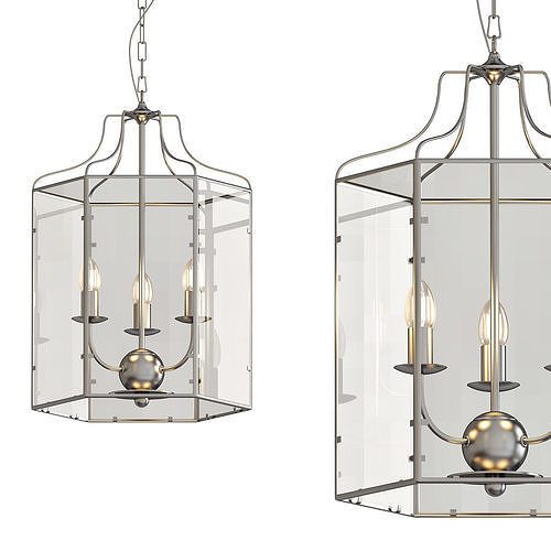 Cougar Arcadia 6 Light Pendant Light 3D model
