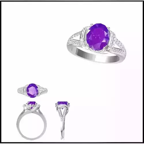 JCD Format  Diamond color stone rings jewellery cad design