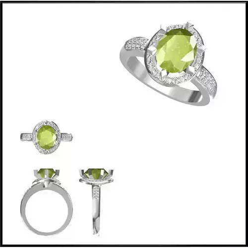 JCD Format  Color stone rings for women jewelry cad programs