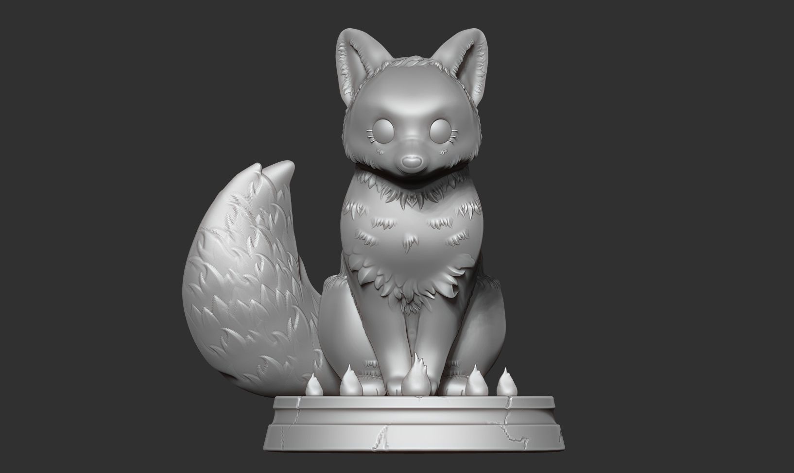 Fox Girl 3D print model_15