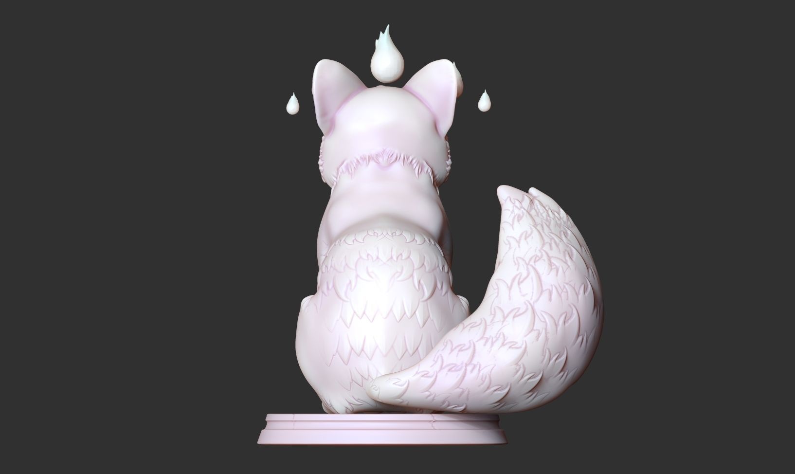 Fox Girl 3D print model_19