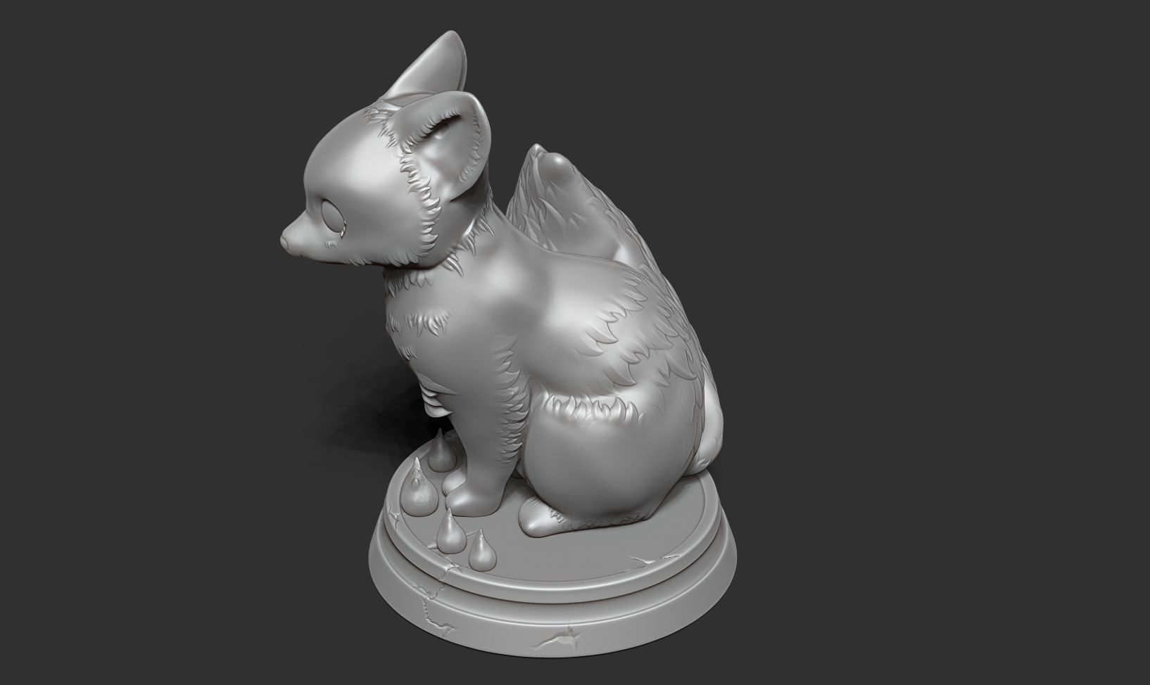 Fox Girl 3D print model_18