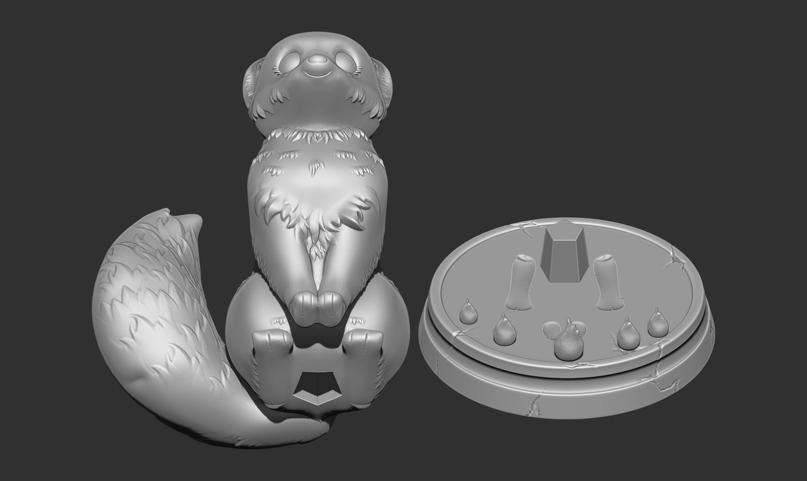 Fox Girl 3D print model_2