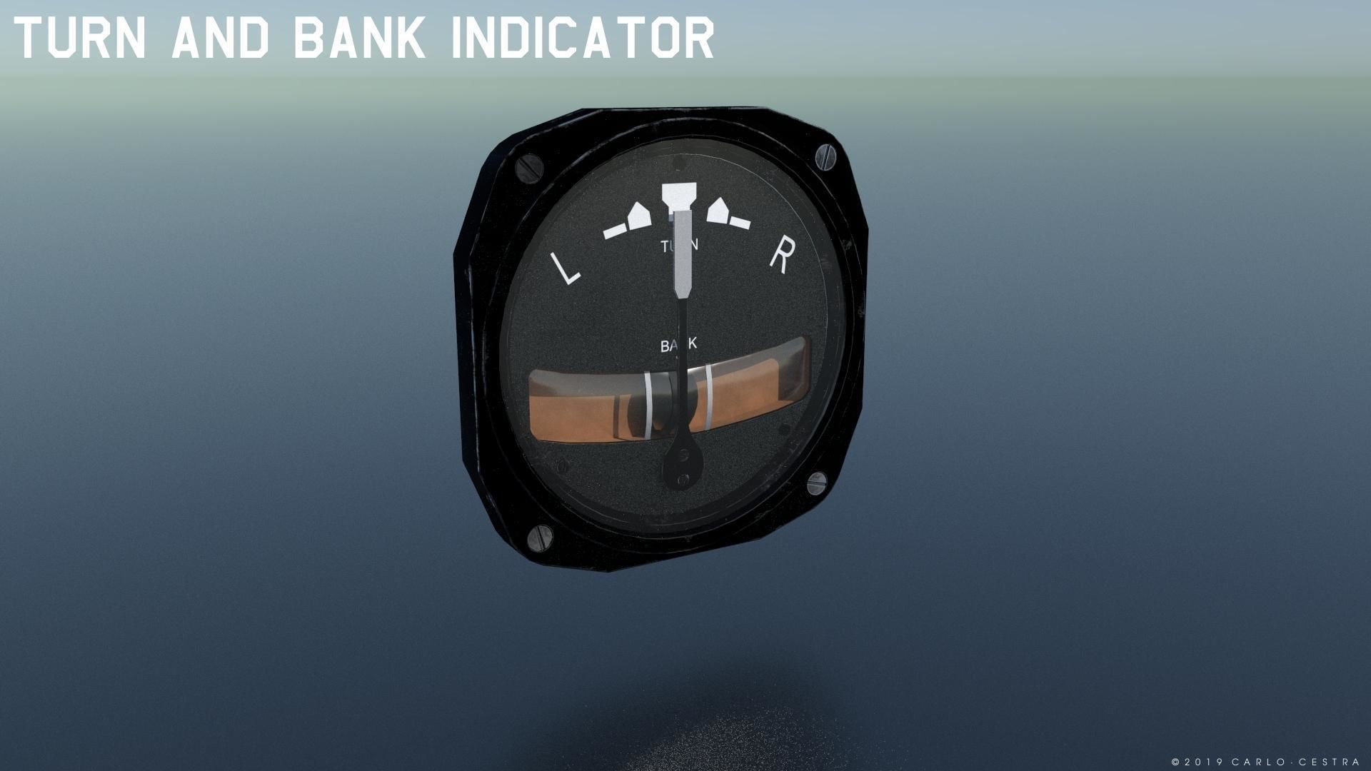 WW2 US NAVY FLIGHT INSTRUMENTS - ASSET PACK Low-poly 3D model_18