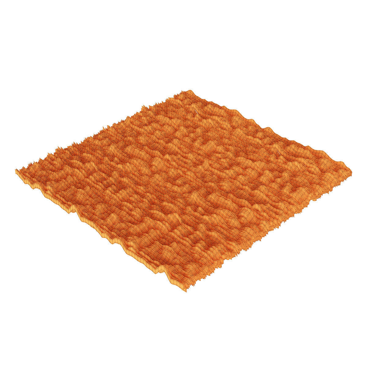 Parametric wood Hall ceiling n3 3D model_7