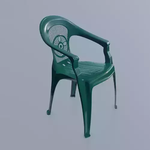 Plastic chair 3d model 