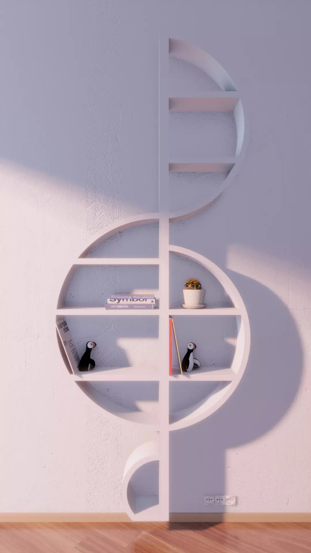 Bookshelf La Violino Free 3D model