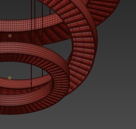 Marchetti Crystal Pendant lamp Canopus LED 3D model_2