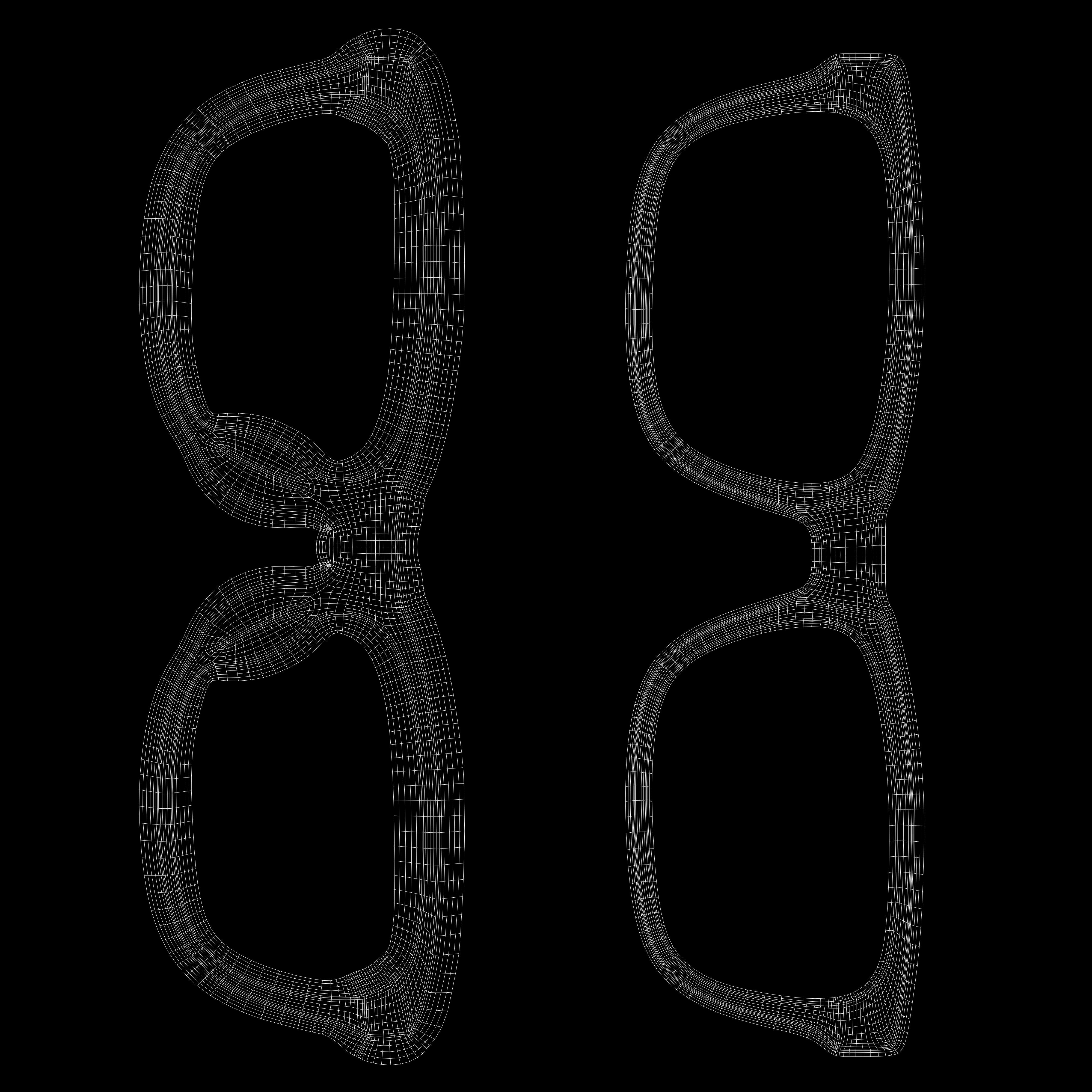 Eyeglasses for Men and Women 3D print model_9