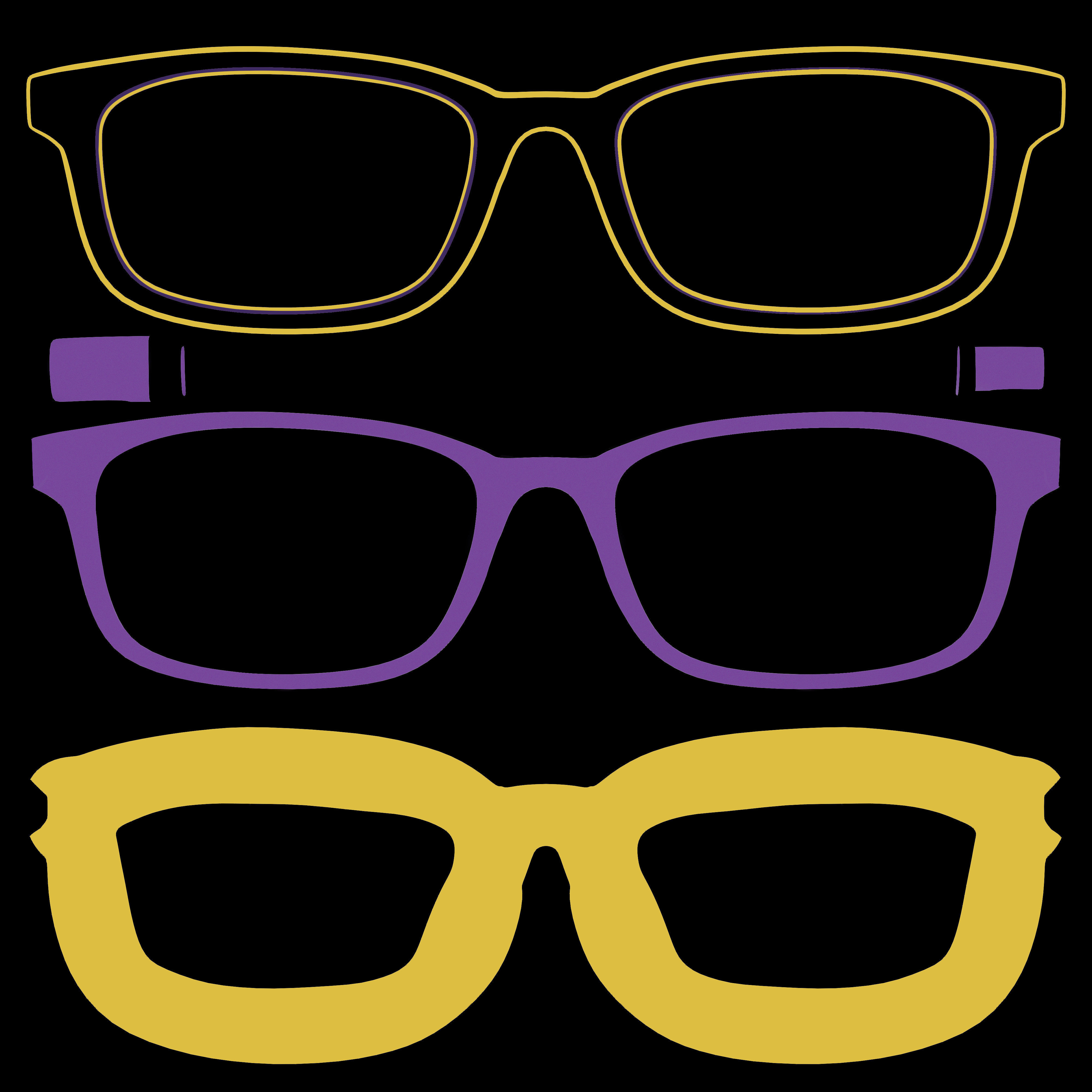 Eyeglasses for Men and Women 3D print model_13