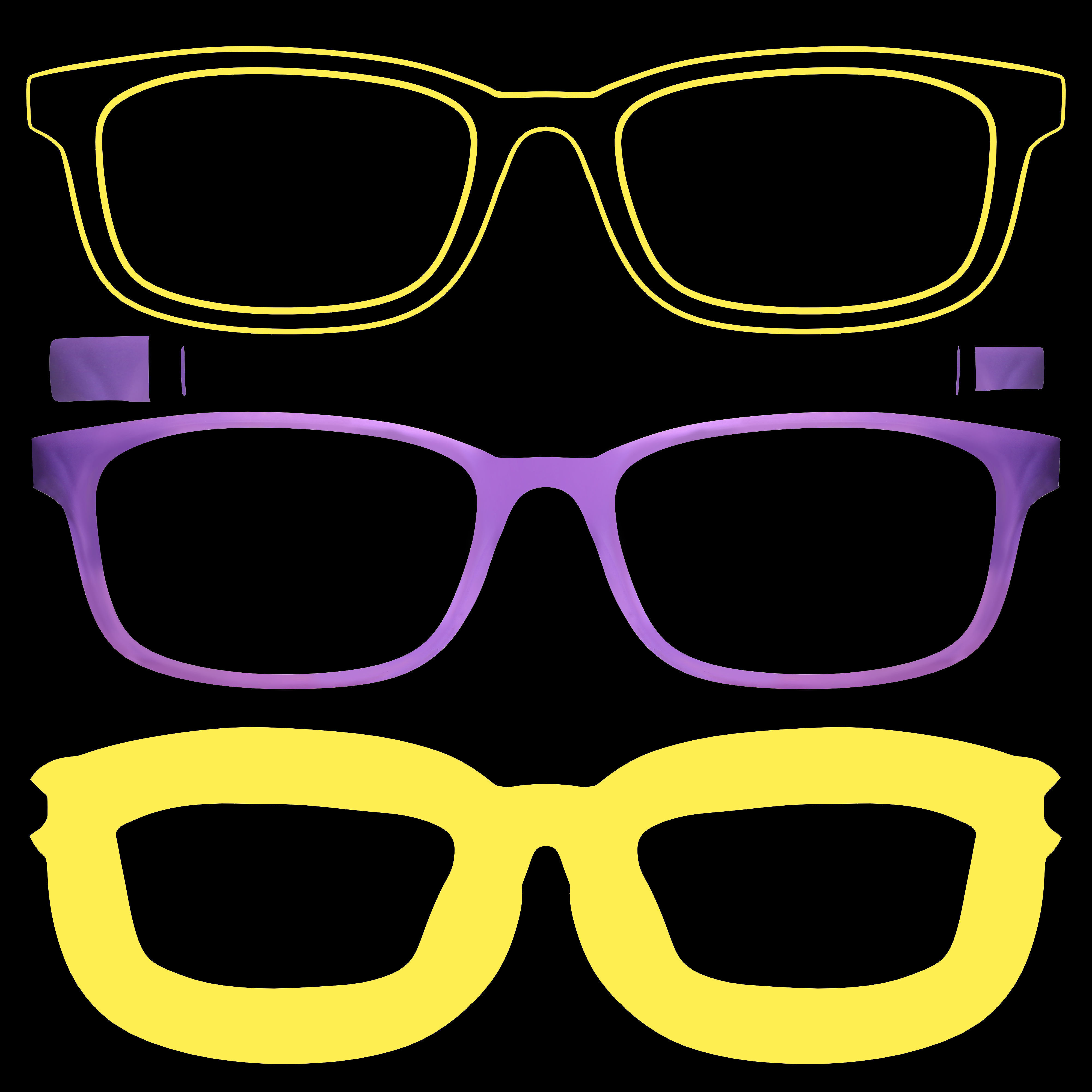 Eyeglasses for Men and Women 3D print model_12