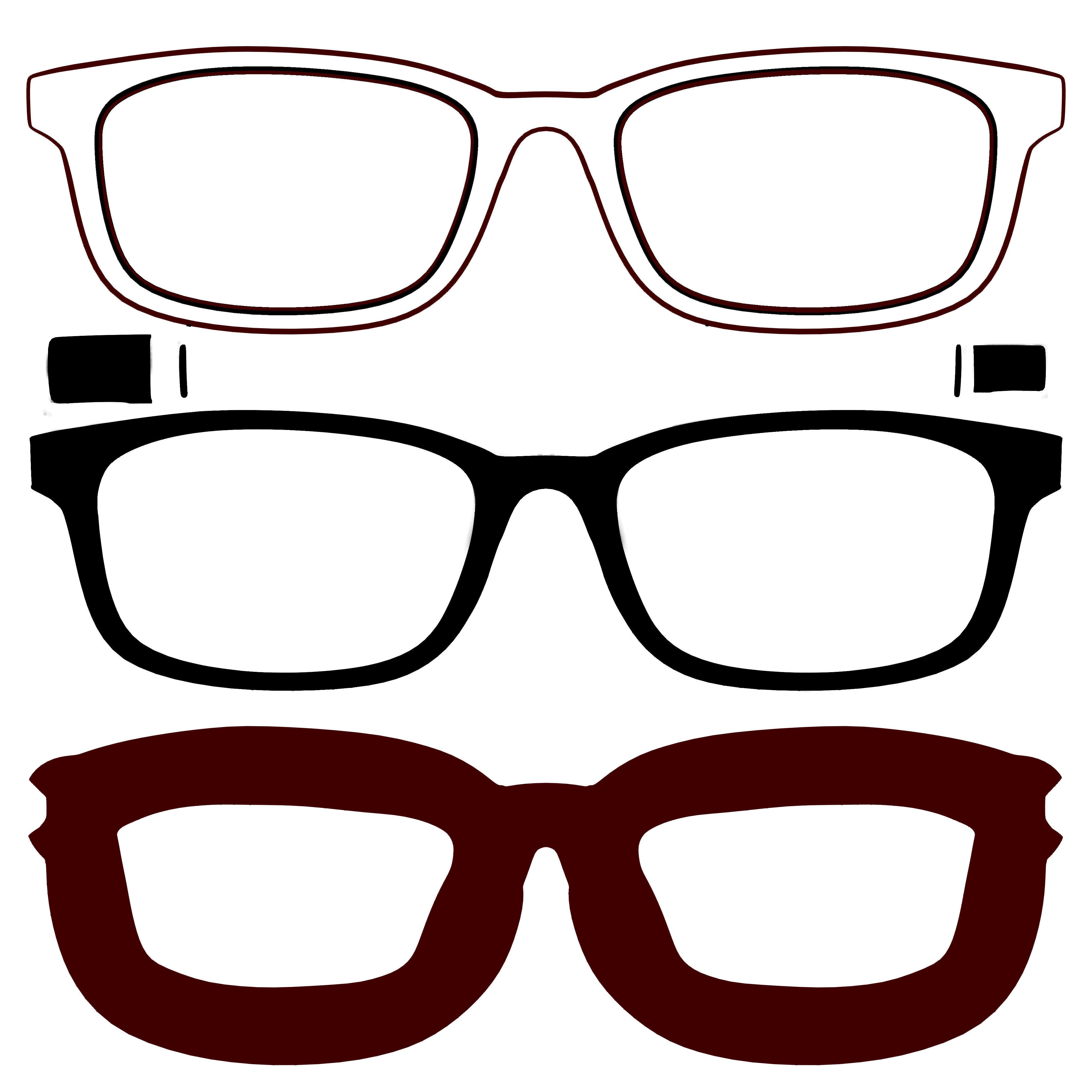 Eyeglasses for Men and Women 3D print model_4