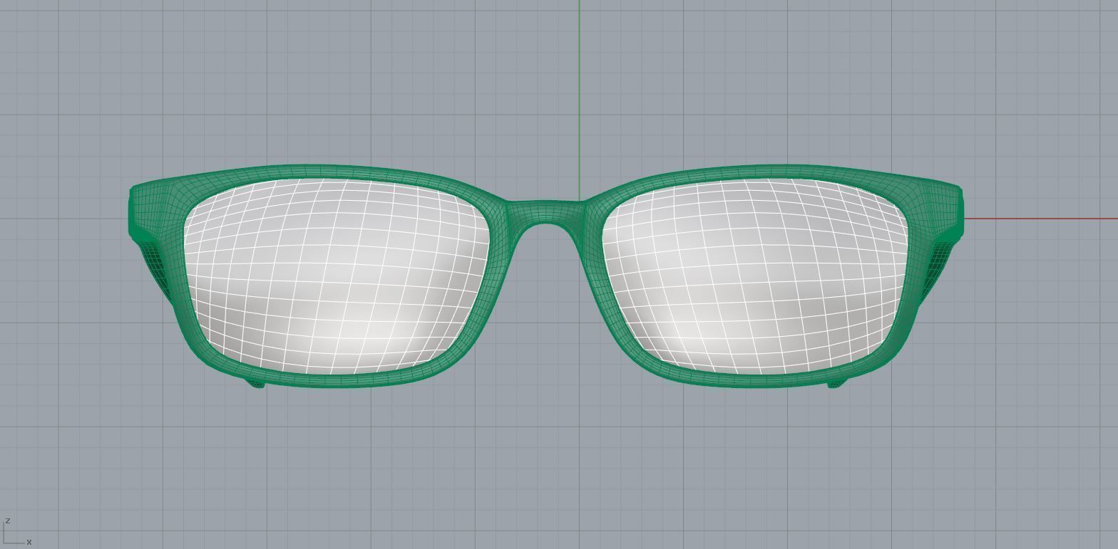 Eyeglasses for Men and Women 3D print model_8