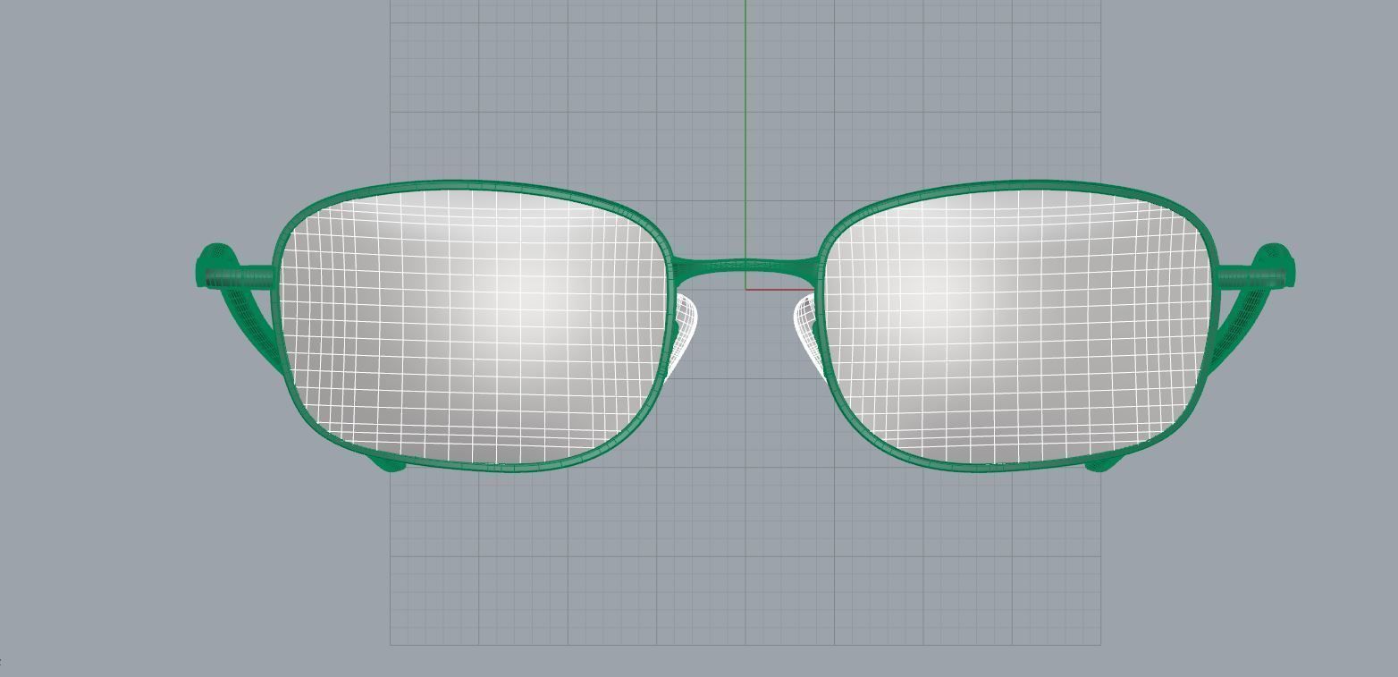 Eyeglasses for Men and Women 3D print model_7