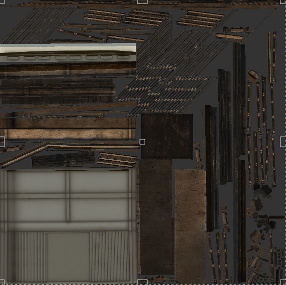 japanese house-PBR Low-poly 3D model Low-poly 3D model_9