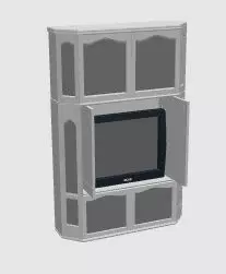 TV stand Free 3D model