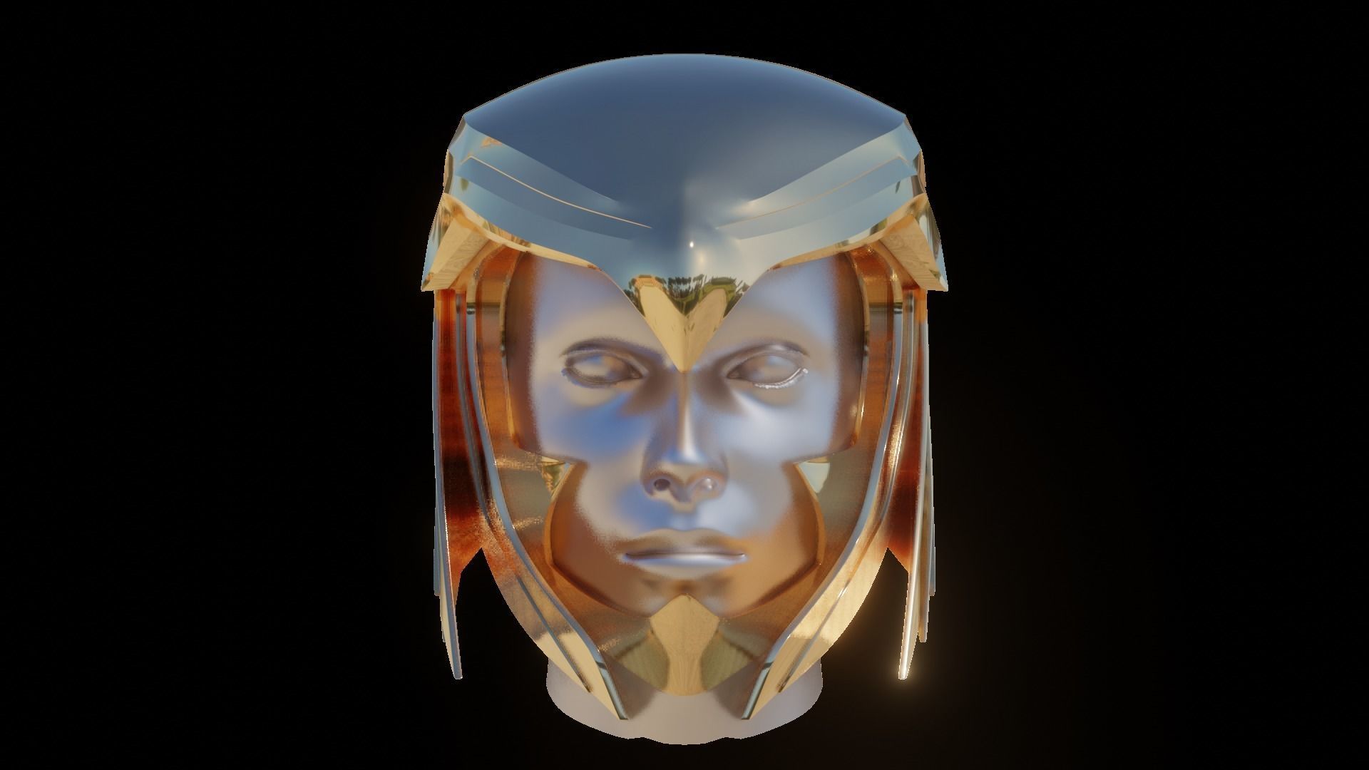 Wonder Woman Golden Eagle  Helmet for Cosplay 3D print model 3D print model_8