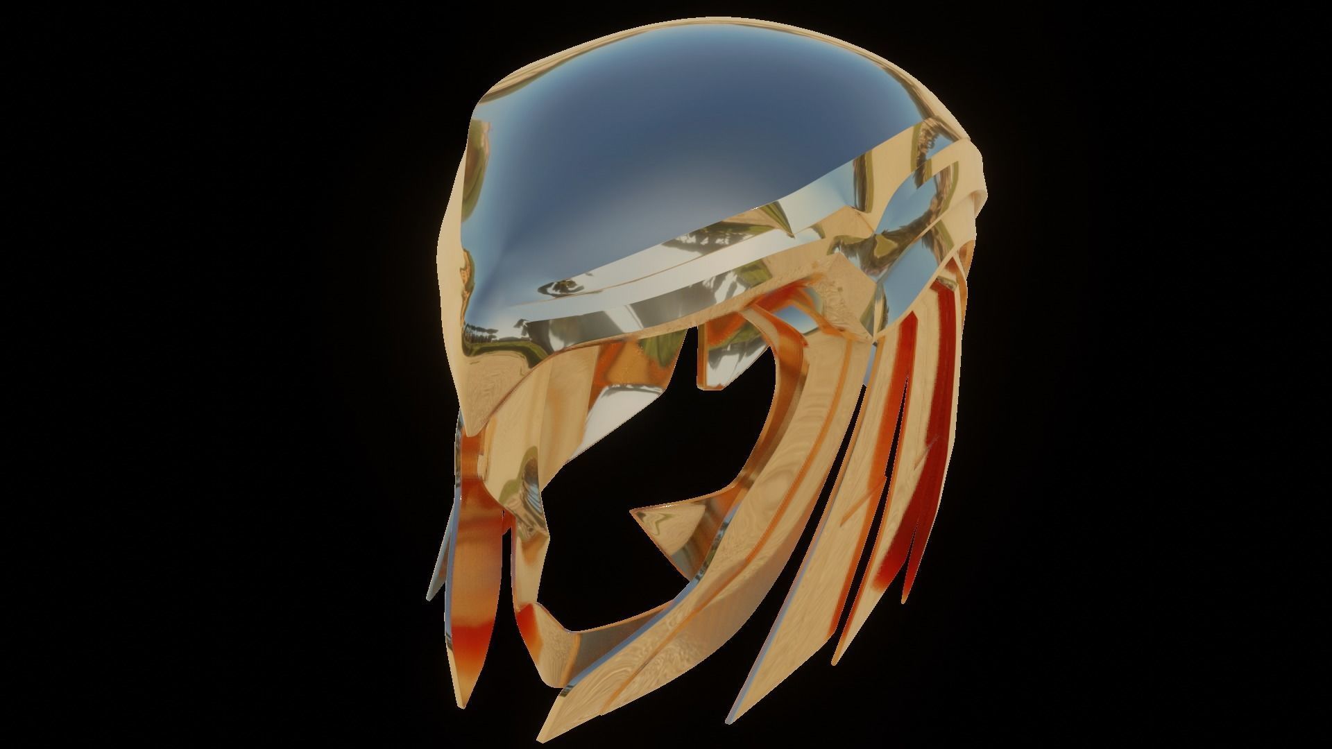 Wonder Woman Golden Eagle  Helmet for Cosplay 3D print model 3D print model_7