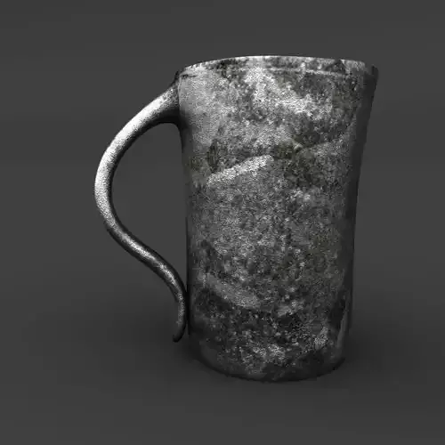 Metal cup 3D model