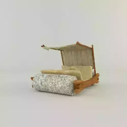 stone age car 3D model