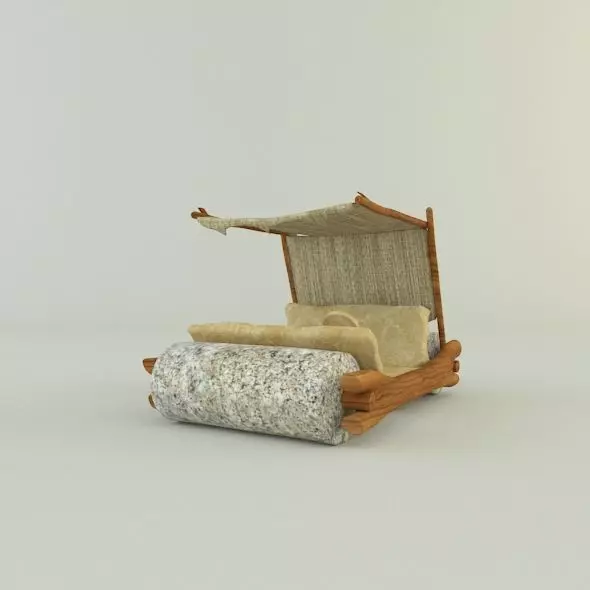 stone age car 3D model_0