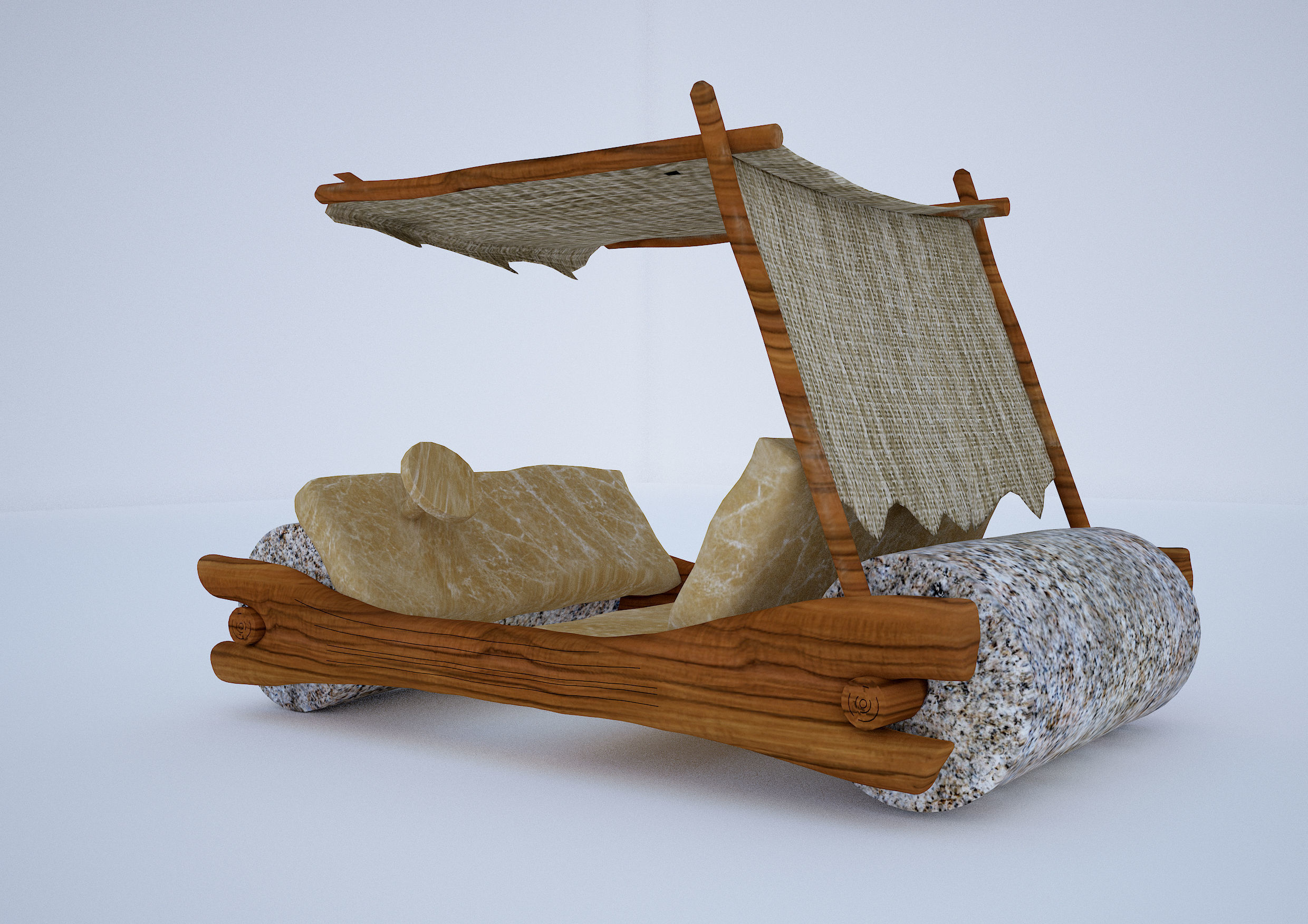 stone age car 3D model_13