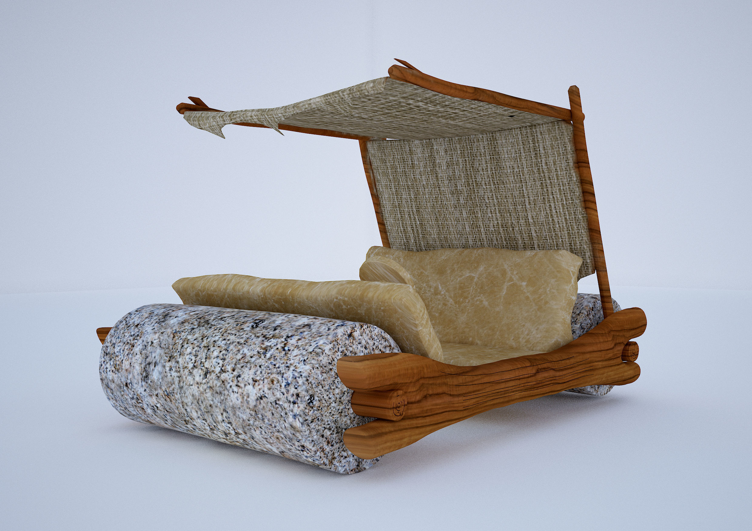 stone age car 3D model_12